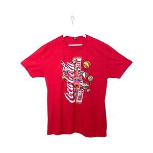 Coca- Cola T-Shirt Graphic Hot Air Balloon Festival 2022 Red Size XL